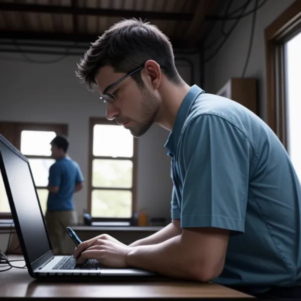 Kỹ thuật viên sửa laptop tại nhà