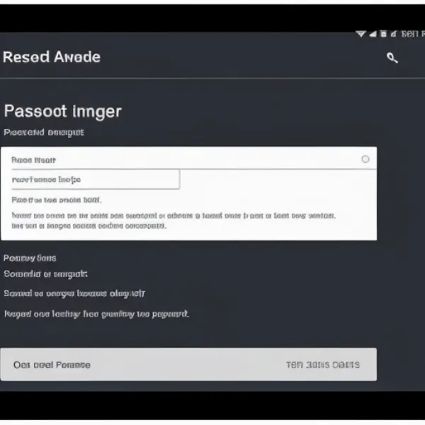 Password Reset Form