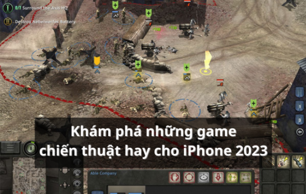Company of Heroes trên iPad: Tận dụng địa hình chiến thuật