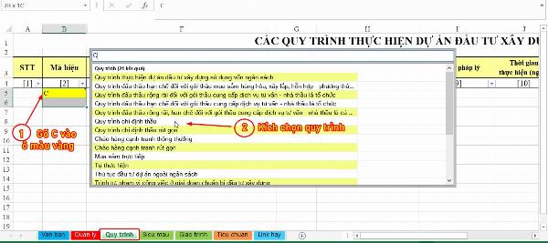 Cập nhật kho dữ liệu văn bản đầu tư xây dựng trong phần mềm QLDA GXD