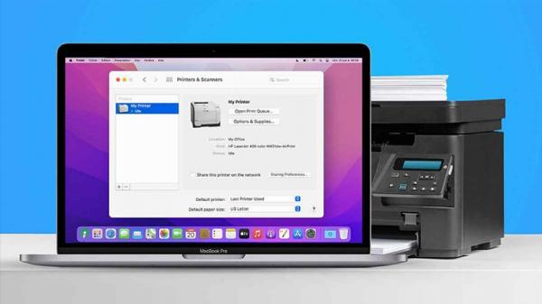 Kết nối máy in có dây với Macbook qua USB-C