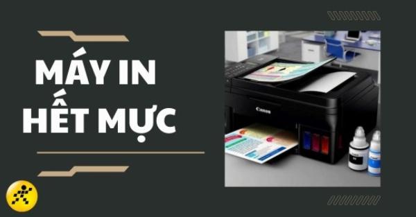 Máy in báo lỗi hết mực và cách thay thế