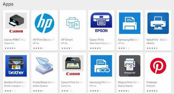 Máy in không nhận lệnh in từ điện thoại, sử dụng AirPrint, email, ứng dụng bên thứ ba