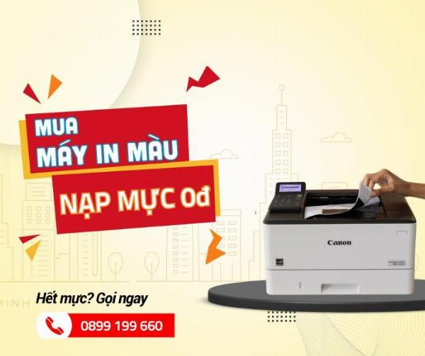 Sử dụng máy in hiệu quả tiết kiệm mực, chọn chế độ in, in hai mặt, mực chính hãng