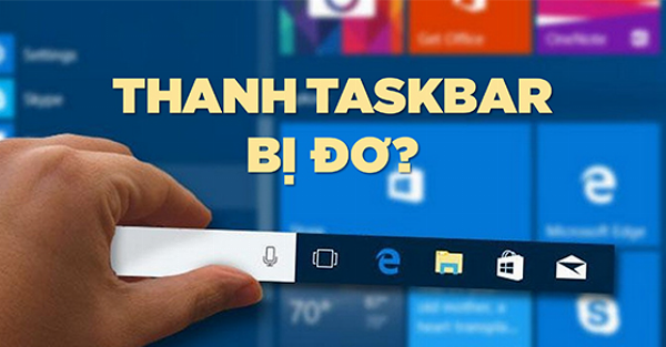 Cửa sổ Taskbar Settings trên Windows 10
