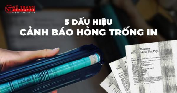 Trống in bị hỏng gây lem mực máy in