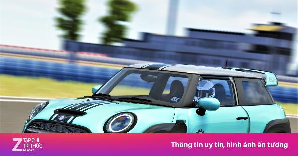 Assetto Corsa: Cảnh xe đua đang vào cua trên đường đua chuyên nghiệp.