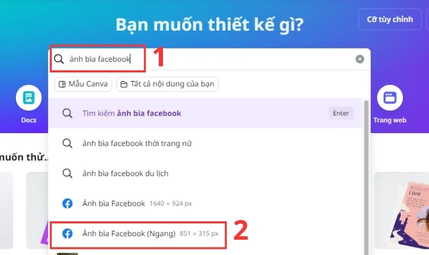 Cách tự thiết kế hình ảnh bìa Facebook