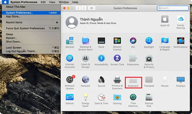 Phím tắt Excel trên Macbook