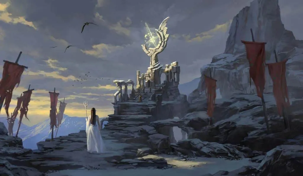 Phong cảnh cổ trang Anime