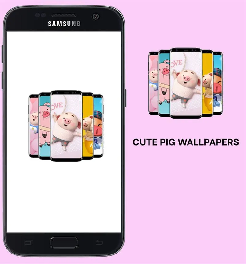 Ứng dụng Cute Pig Wallpapers