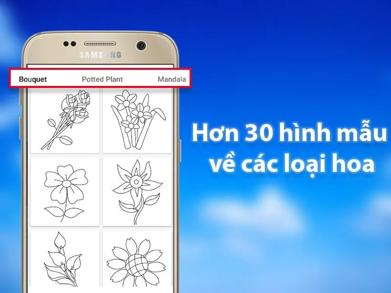 Ứng dụng How To Draw Flowers