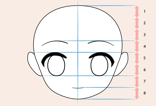 Vẽ tóc cho nhân vật Chibi anime