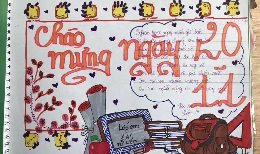 Vẽ và trang trí phần bìa