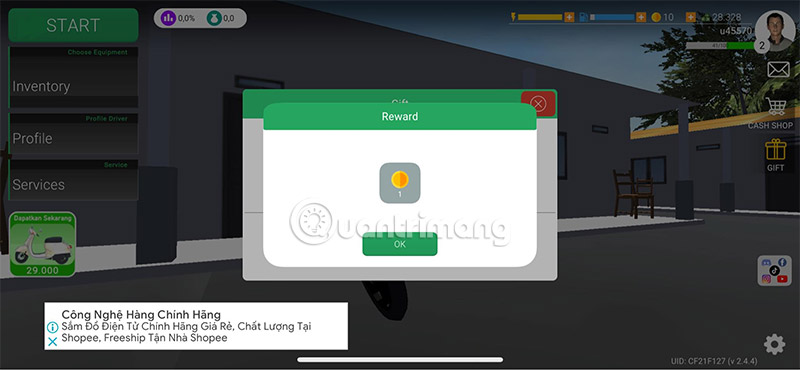 cach-kiem-vang-ojol-the-game-3 ojol the game