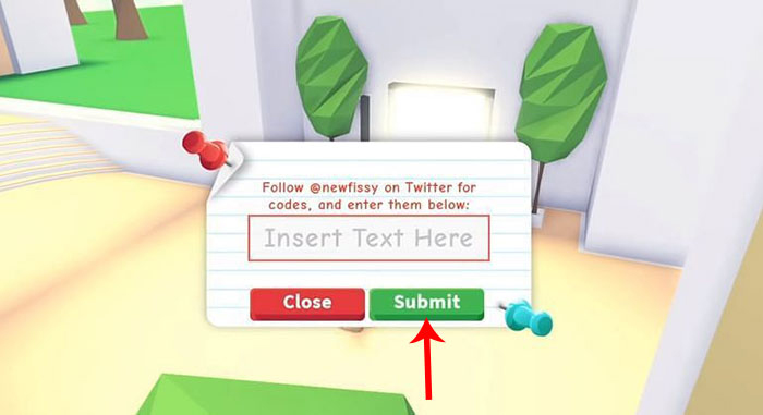 Hướng dẫn nhập code Adopt Me Roblox