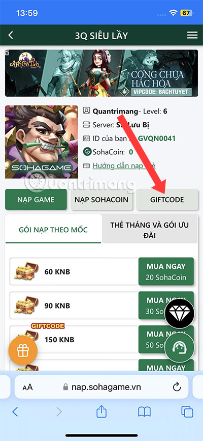 code-afk-co-tich-2 afk co tich code
