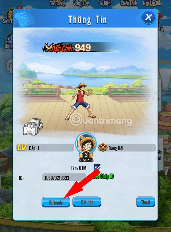 code-anime-hero-4 Hướng dẫn nhập code Anime Hero: Anh Hùng Loạn Chiến
