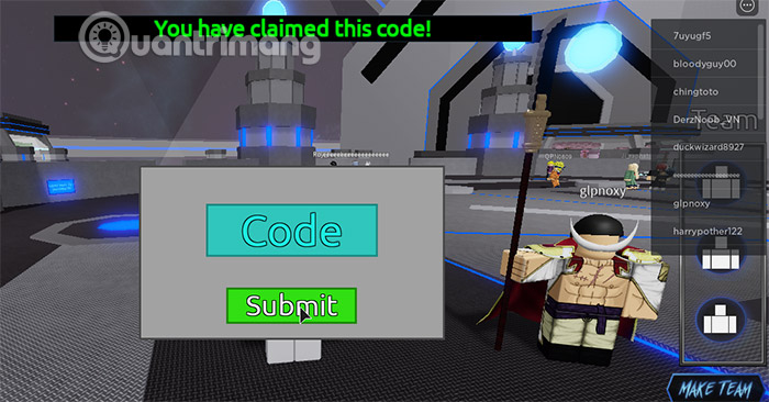 code anime mania 700