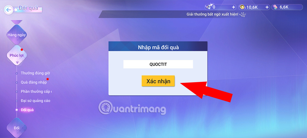 code-au-top-6 Hướng dẫn nhập code AU TOP