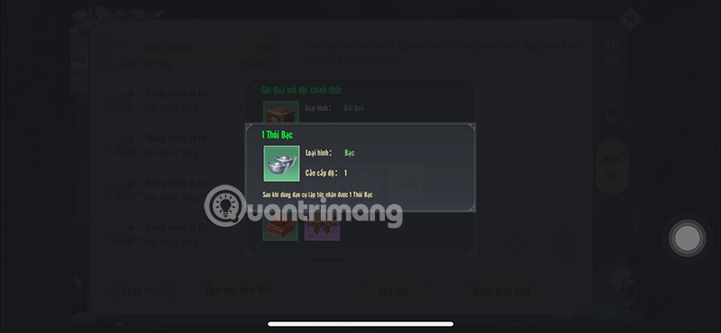 đổi code chinh đồ 2 để lấy thưởng