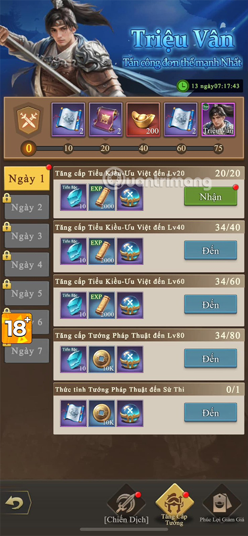 giftcode chúa công mới nhất