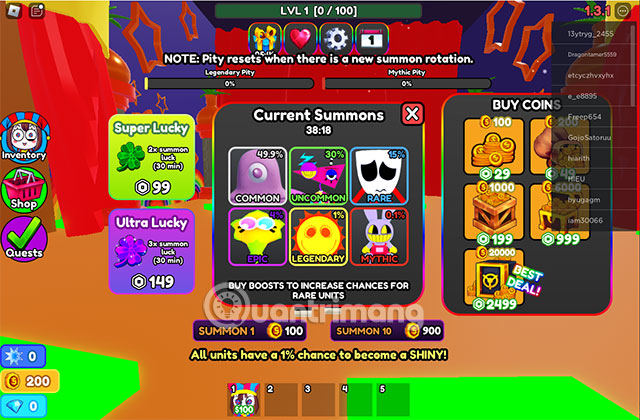 Circus Tower Defense giftcode