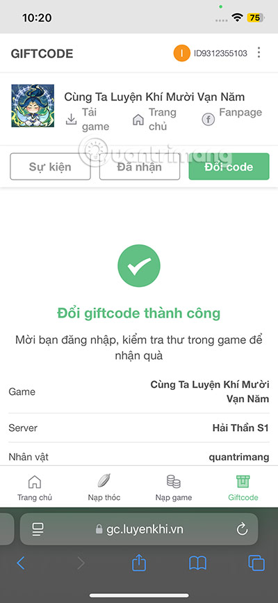 code-cung-ta-luyen-khi-2 cung ta luyen khi code