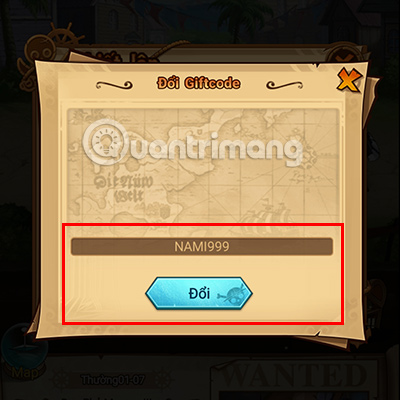 code-dai-chien-tan-the-gioi-3 Tiến hành điền code game vào ô rồi bấm Đổi.