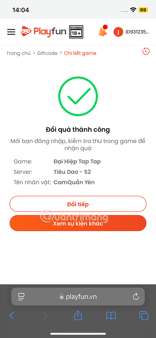 code-dai-hiep-tap-tap-3 code game Đại Hiệp Tap Tap mới