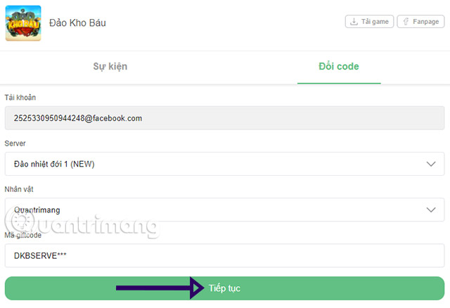code-dao-kho-bau-3 code đảo kho báu mới nhất