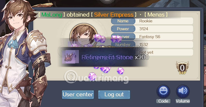 code fantasy of light 700