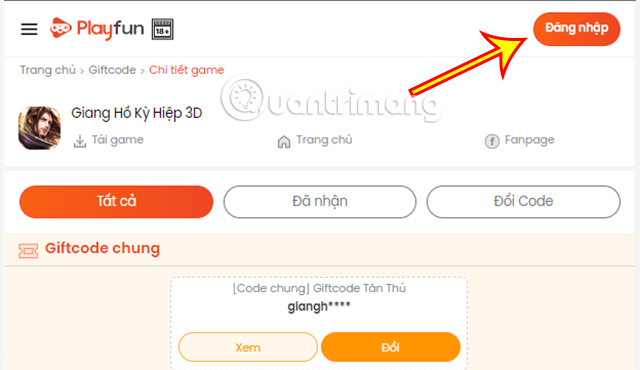 code-giang-ho-ky-hiep-3 Nhấn vào nút Đăng nhập