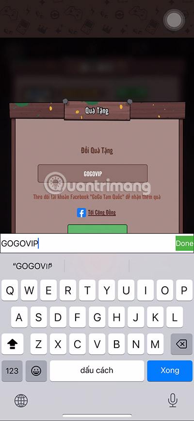 code gogo tam quoc moi nhat