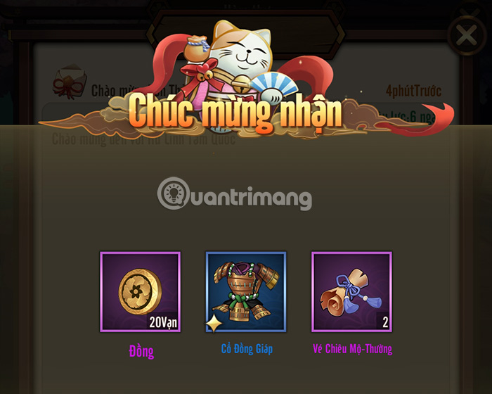 Hướng dẫn nhập code Hư Linh Tam Quốc