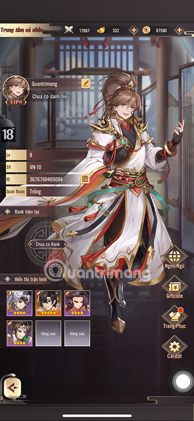 giftcode huyen tuong 3q