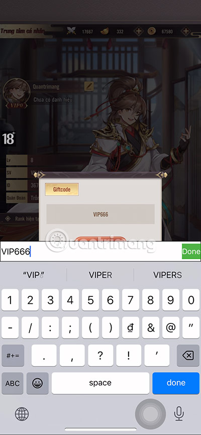 huyen tuong 3q giftcode