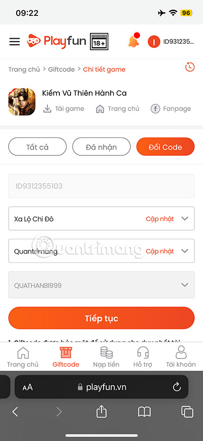code-kiem-vu-thien-hanh-ca-3 giftcode kiem vu thien hanh ca moi nhat