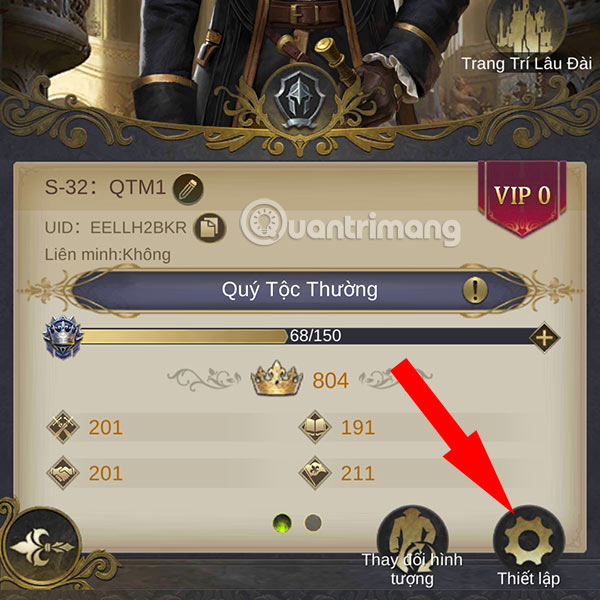 Hướng dẫn nhập code King's Choice