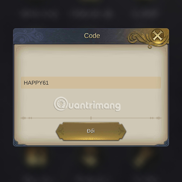 Hướng dẫn nhập code King's Choice