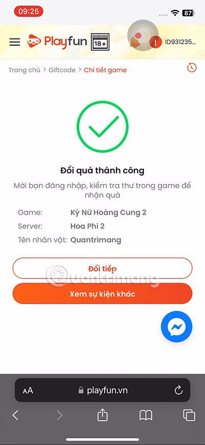kỳ nữ hoàng cung 2 code
