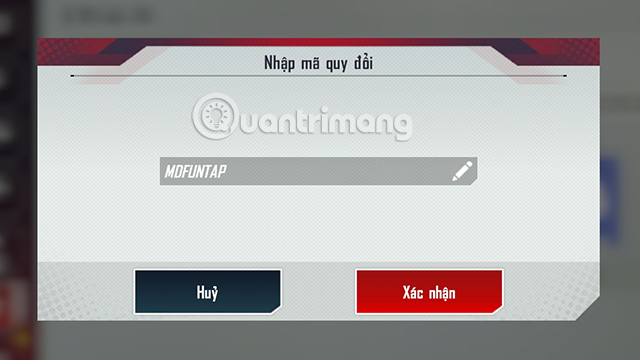 code-marvel-dai-chien-6 Điền code game vào ô rồi nhấn Xác nhận.