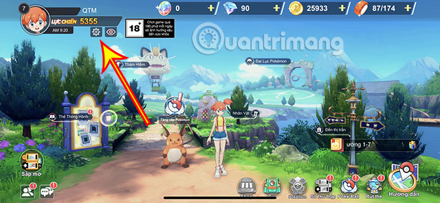 code-mega-dai-chien-1 Truy cập vào game, chọn Cài đặt.
