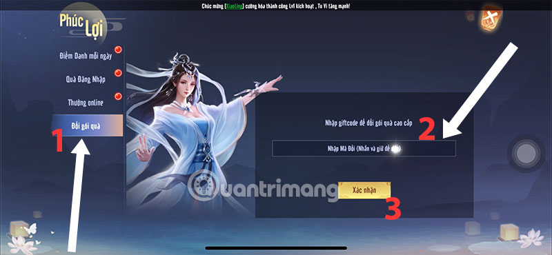code nhat kiem chi vuong moi nhat