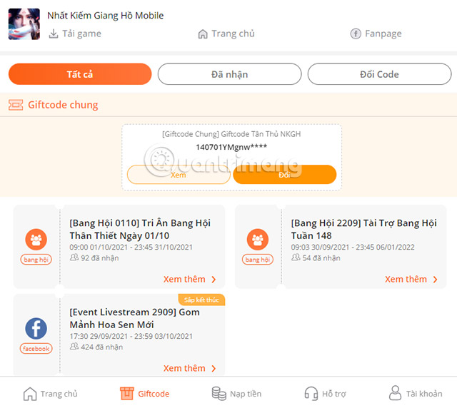 code nhat kiem giang ho