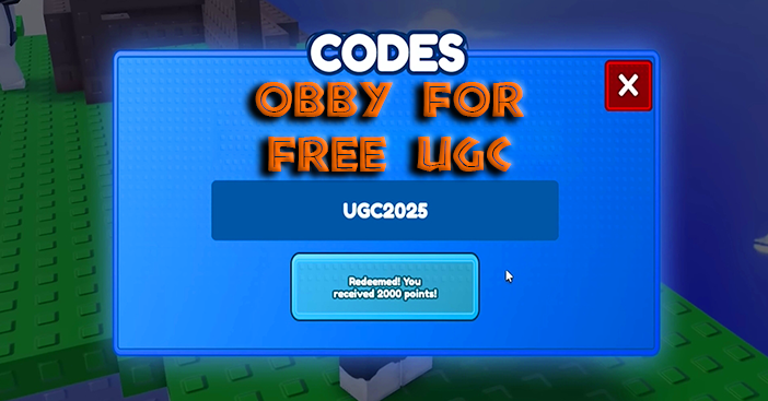code obby for free ugc items 700