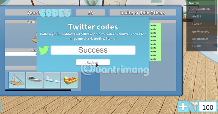 code sharkbite roblox 700