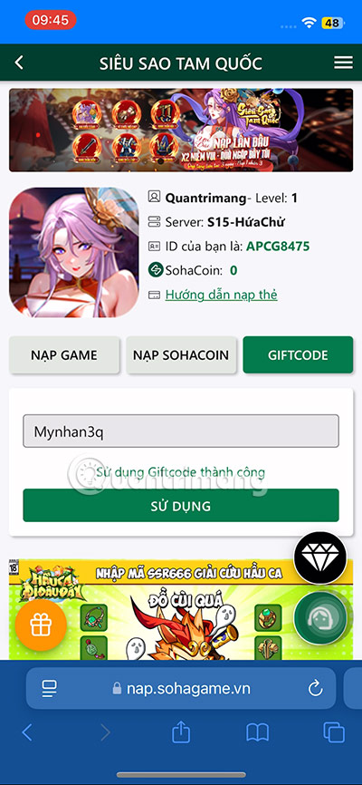 code-sieu-sao-tam-quoc-3 code siêu sao tam quốc mới