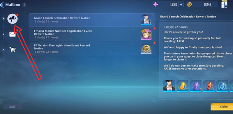 Solo Leveling Arise code