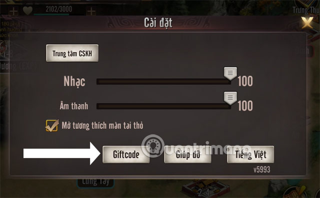 giftcode tam quoc anh hung truyen